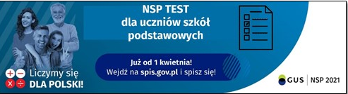 Miniaturka artykułu Konkurs o Narodowym Spisie Powszechnym 2021 dla uczniów szkół podstawowych przygotowany przez Urząd Statystyczny w Lublinie