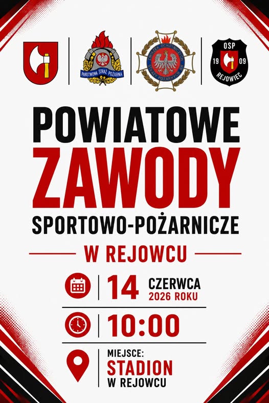 Miniaturka artykułu Zaproszenie na Powiatowe Zawody Sportowo-Pożarnicze