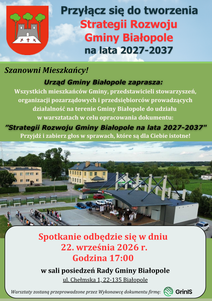 Miniaturka artykułu Spotkanie dotyczące Strategii Rozwoju Gminy Białopole na lata 2027-2037